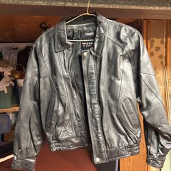 Men’s Wilson, Leather Jacket, Insulated