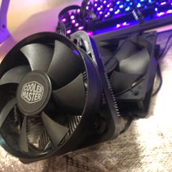 Cooler Master Cpu Heatsink & Fan , And an Extra 140mm Fan Case