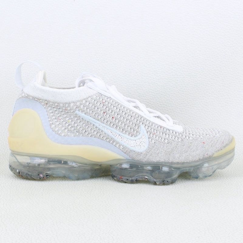 Nike Air VaporMax 2021 FK White Pure Platinum (Women's)- Size 8W/6.5M