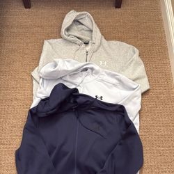 3 Under Armour Hoodies - Size Men XL - Never Used - For Men, Teenagers, Big Boys