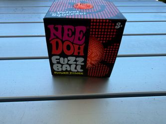 Brand New Schylling NeeDoh Fuzz Ball Flower Power Fidget Toy (Orange) original