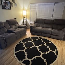 Reclining Couch And Loveseat 