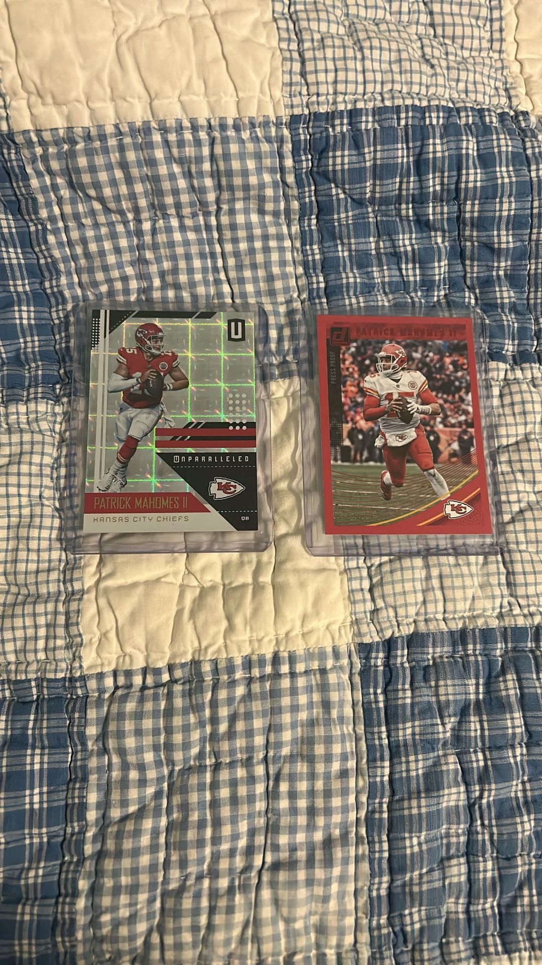 Patrick’s Mahomes 2nd year cards -2018 (from before starting)