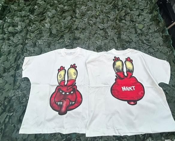 MIXED EMOTIONS - WHITE MONSTER CROP TEE