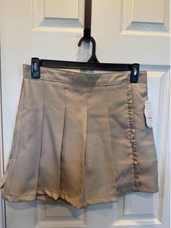 School uniform skort/skirt navy blue and khaki size 12