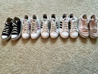 Girls Sneakers - Adidas, Converse And Vans