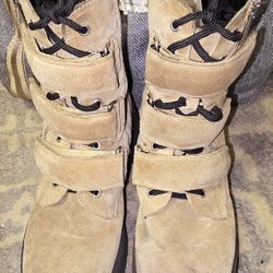 SUEDE FREE PEOPLE PLATFORM BOOTS