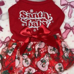 Christmas Dog Dress