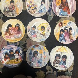 DeGrazia / Knowles Plates - Lot of 9