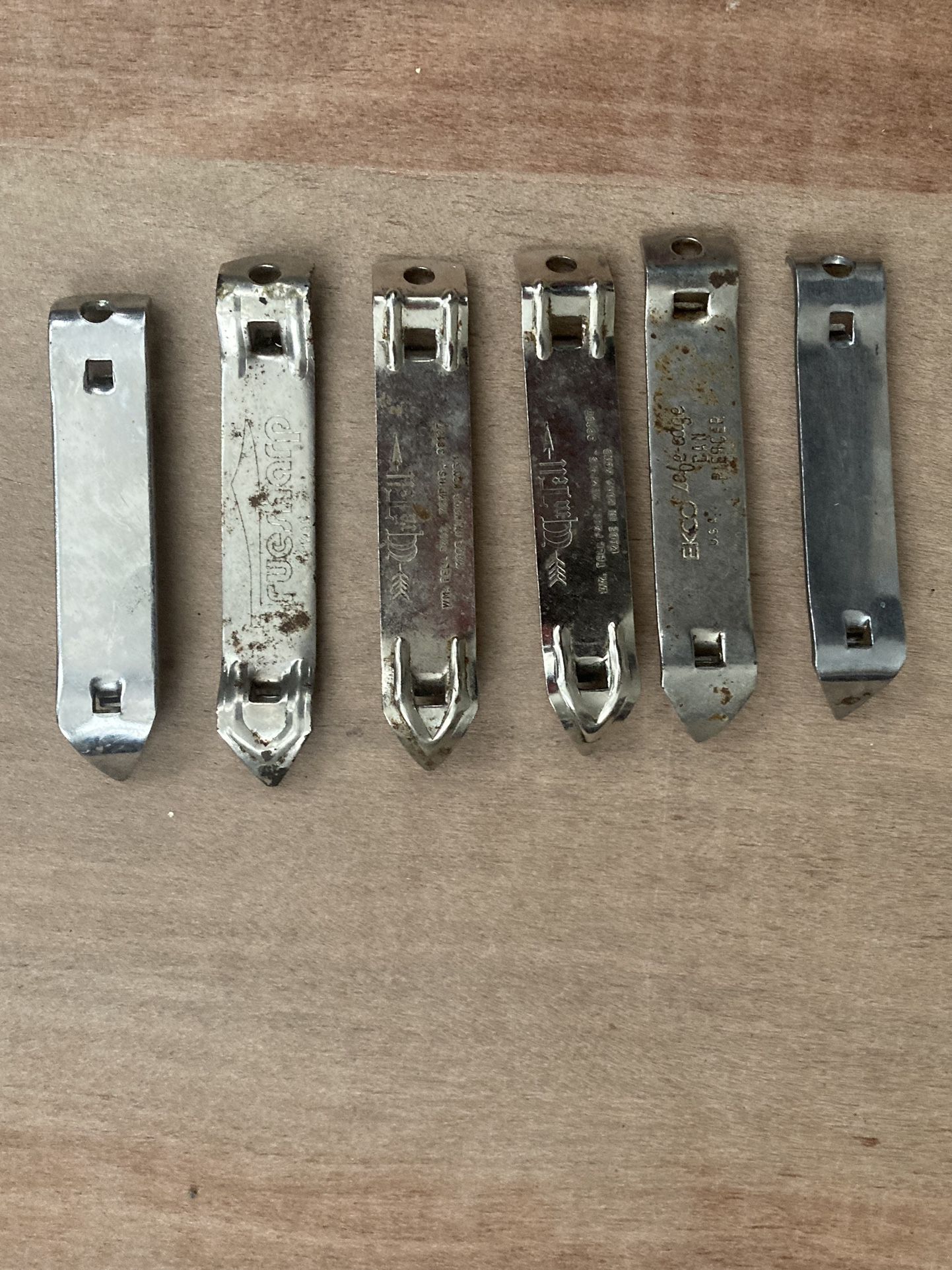 (6) Vintage Can/bottle Openers. 