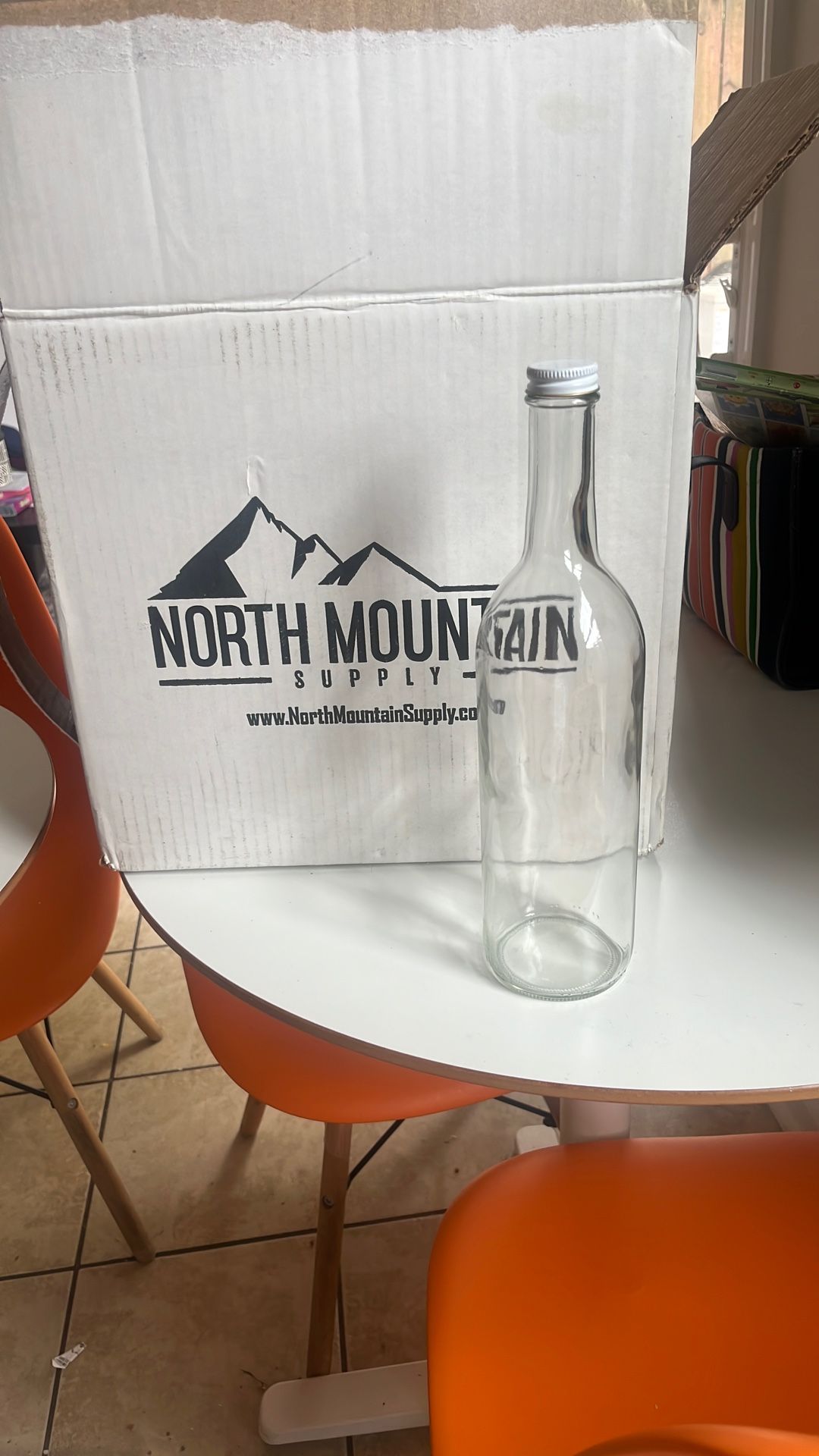 11 New 750ml Glass Bottles