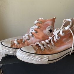 Orange mixed Converse 