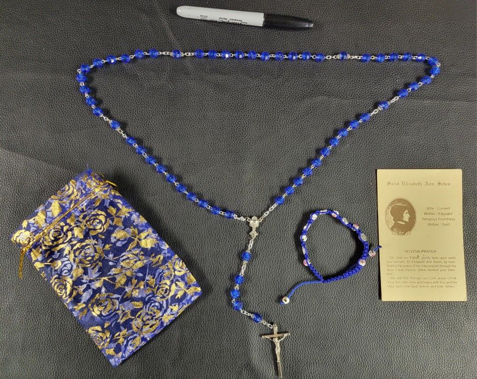 Rosary Bead and Bracelet Set