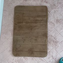 Plush Bathroom Mat 