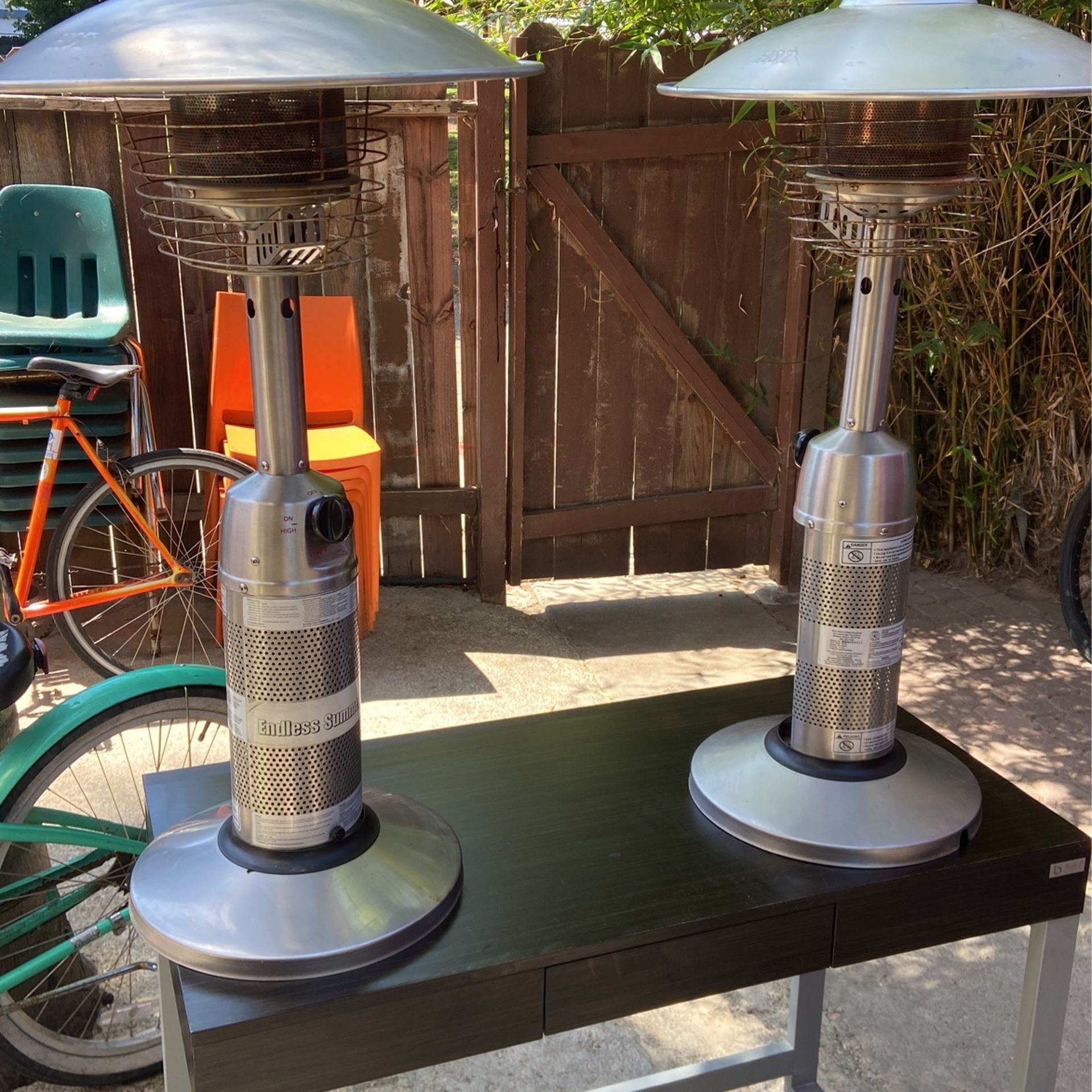 Propane heater Set Of 2
