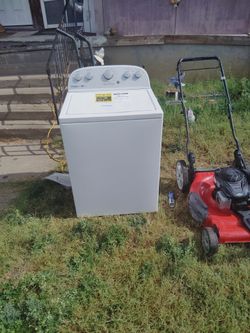 White Whirlpool Washer