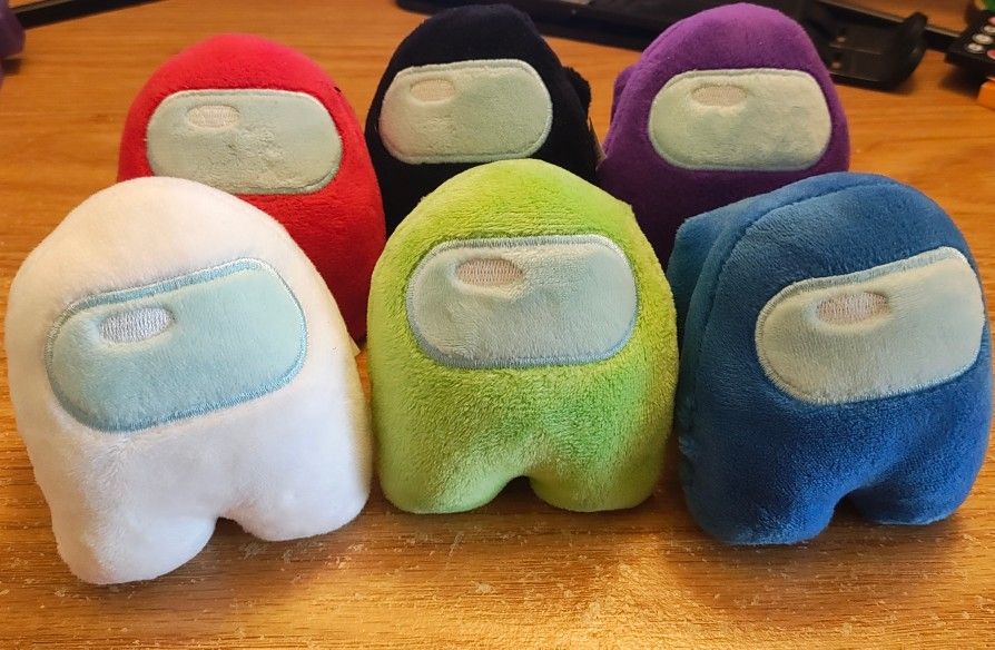 Among Us plushies with Squeakers