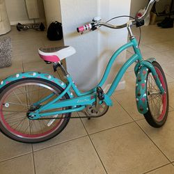 Electra kid’s bike, aqua green