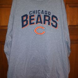 MENS XL CHICAGO BEARS REEBOK LONG SLEEVE SHIRT