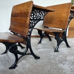 Antique School Desks (set)