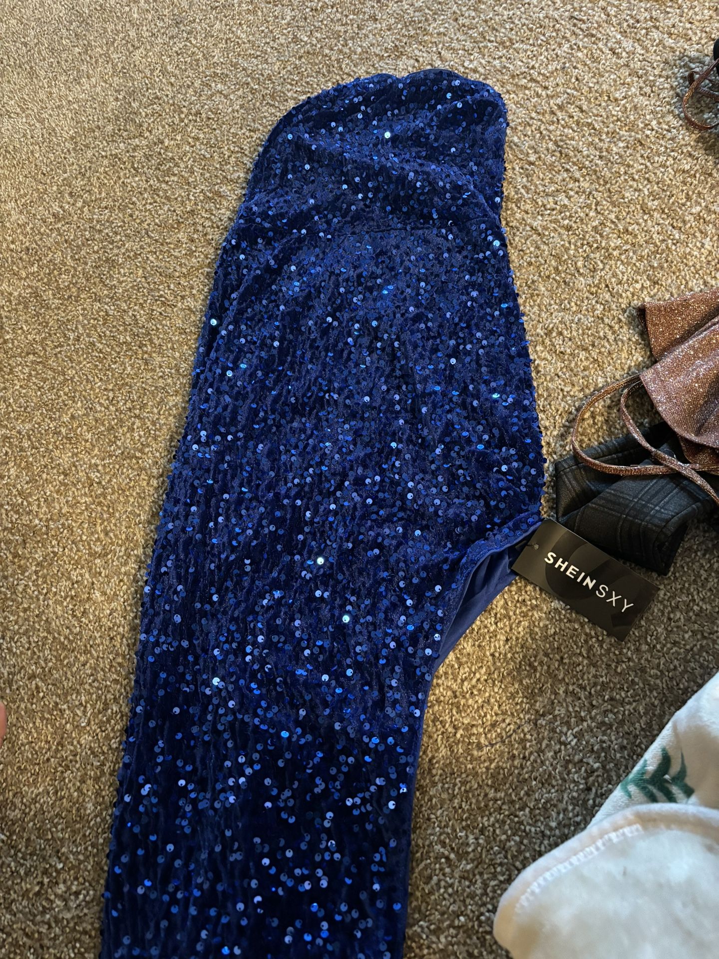 Sparkling Royal Blue Dress 