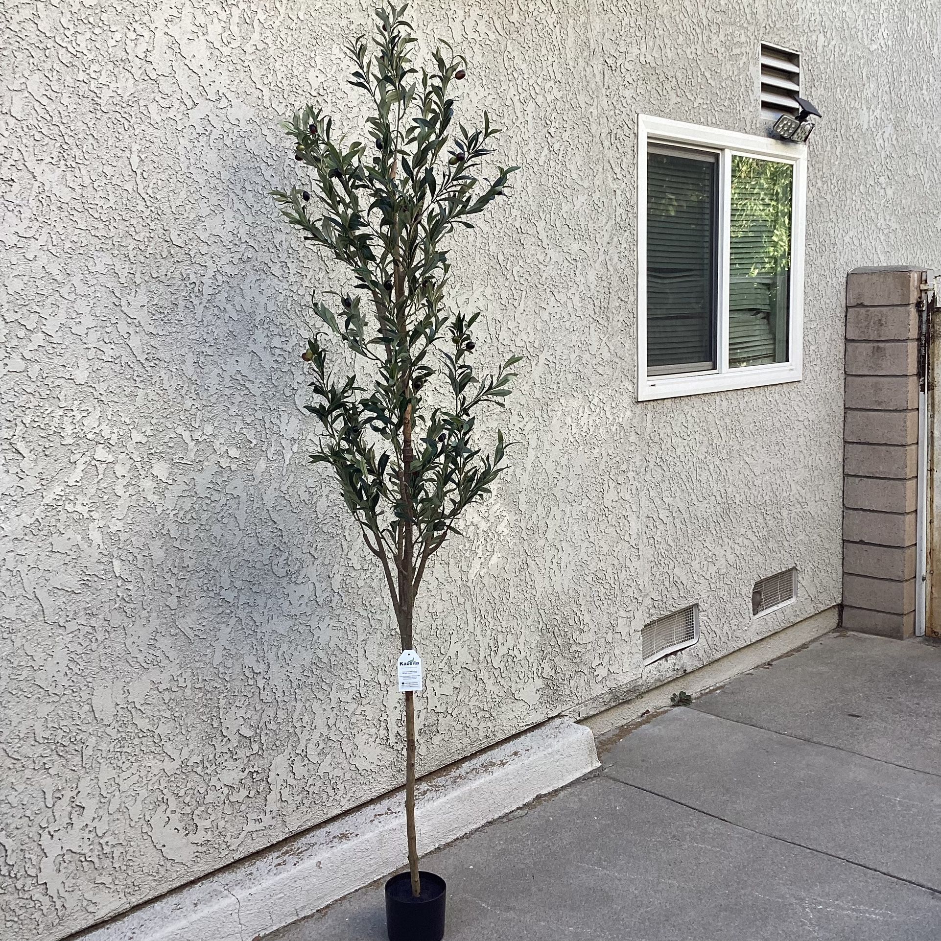 6FT Artificial Olive Tree| Lifelike Faux Plant for Indoor Decor | Realistic 72-Inch Tall Olive Tree - Faux Plants, Fake Trees, Indoor Artificial Olive