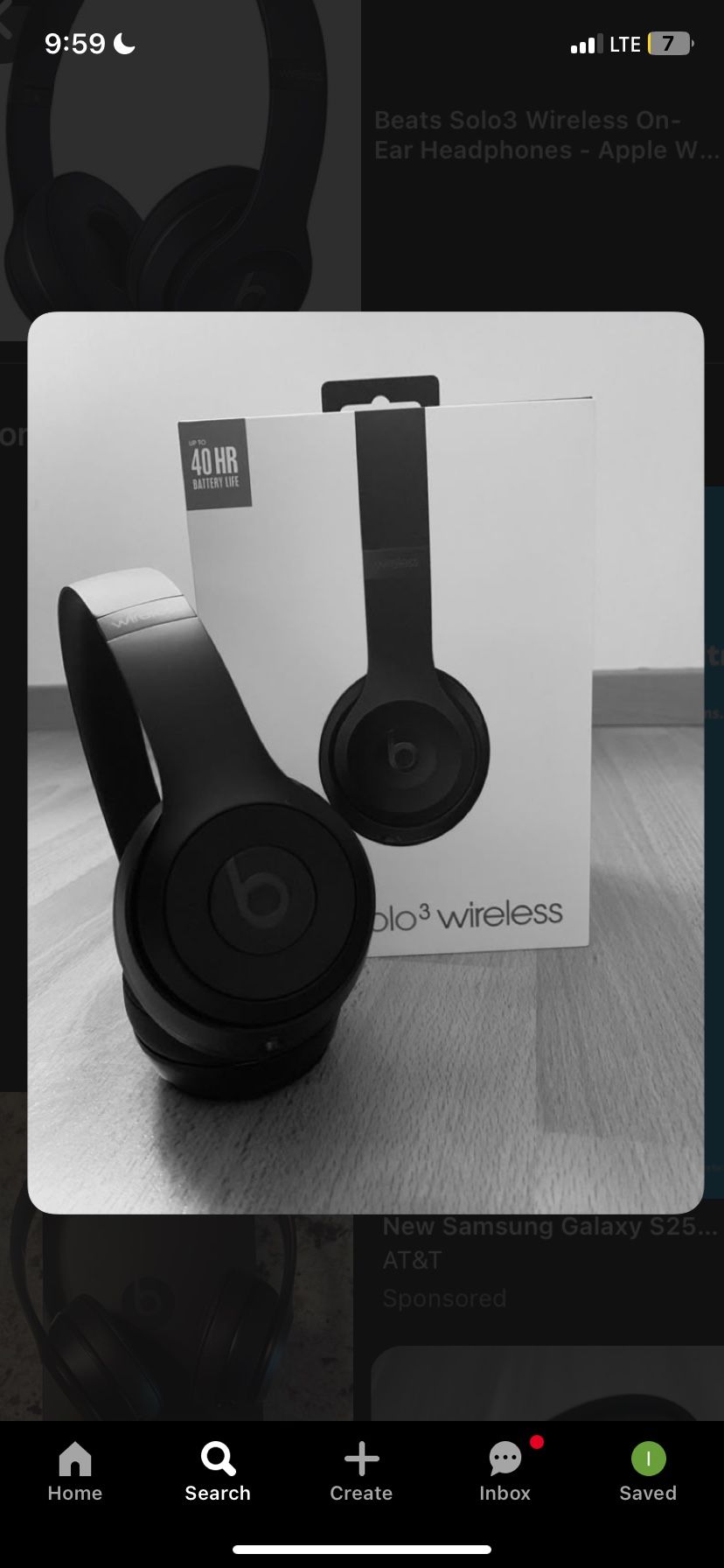 Beats Solo3 Wireless Matte Black