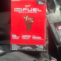 M12 FUEL 12V Lithium-Ion Brushless Cordless Stubby 1/2 in. Impact Wrench (Tool-Only)