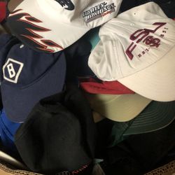 Have 500 Hats Selling All For Cheap A lot Of Different Brands..used Hats Some New Vintage And Newer Take All For $6 Each Or  1 Price Will Be Different