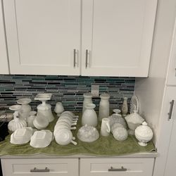 Vintage Milk Glass 