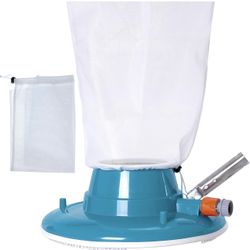 U.S. Pool Supply Professional Swimming Pool Leaf Terminator Vacuum - 15" Pool Cleaner Body, 8 Pressure Jets, 4 Rotating Wheels, 3 Perimeter Brushes, 2