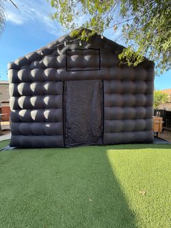 Large Black Inflatable Tent / nightclub