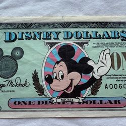 1995 Series $1 Disney Dollar  Disneyland