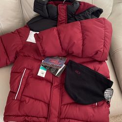 Boys' Snow Jacket With Beanie