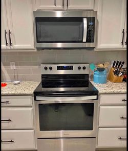 Refrigerator, stove, dishwasher and microwave