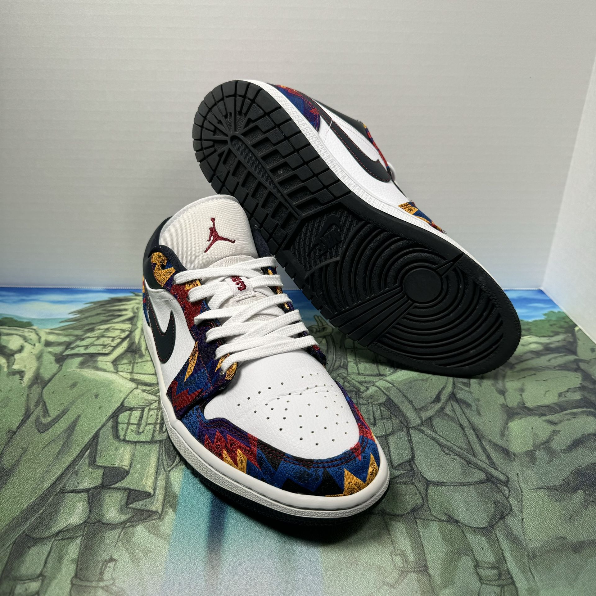 Size 10 Men’s - Air Jordan 1 SE Low Nothing But Net CZ8659-100