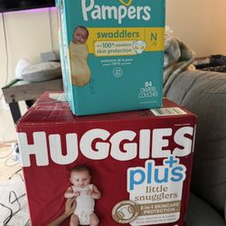 Brand New Size 1 & Newborn Diapers