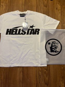 White hellstar tee size large comes with bag and tag