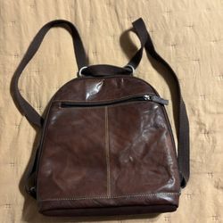 Leather Backpack 