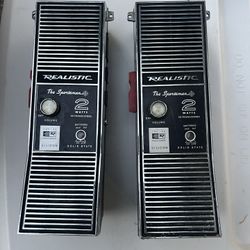 2 Vintage Realistic TRC-45 "Sportsman" 2 Watt Transistors Radio Walkie Talkie