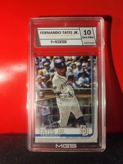 2019 Topps Update Fernando Tatis Jr # RC Debut Padres MGS 10 GEM MT
