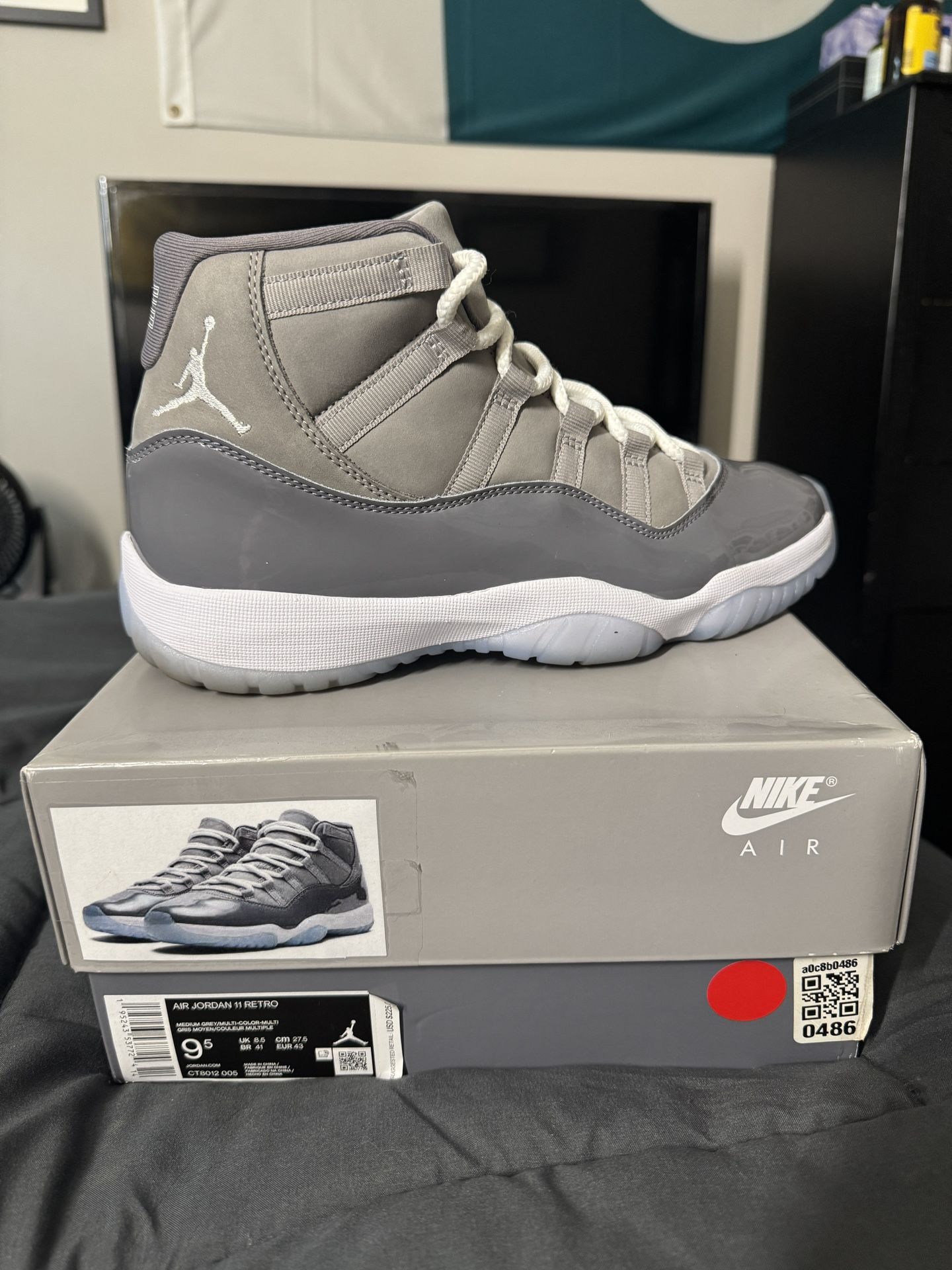 Jordan Cool Gray 11’s