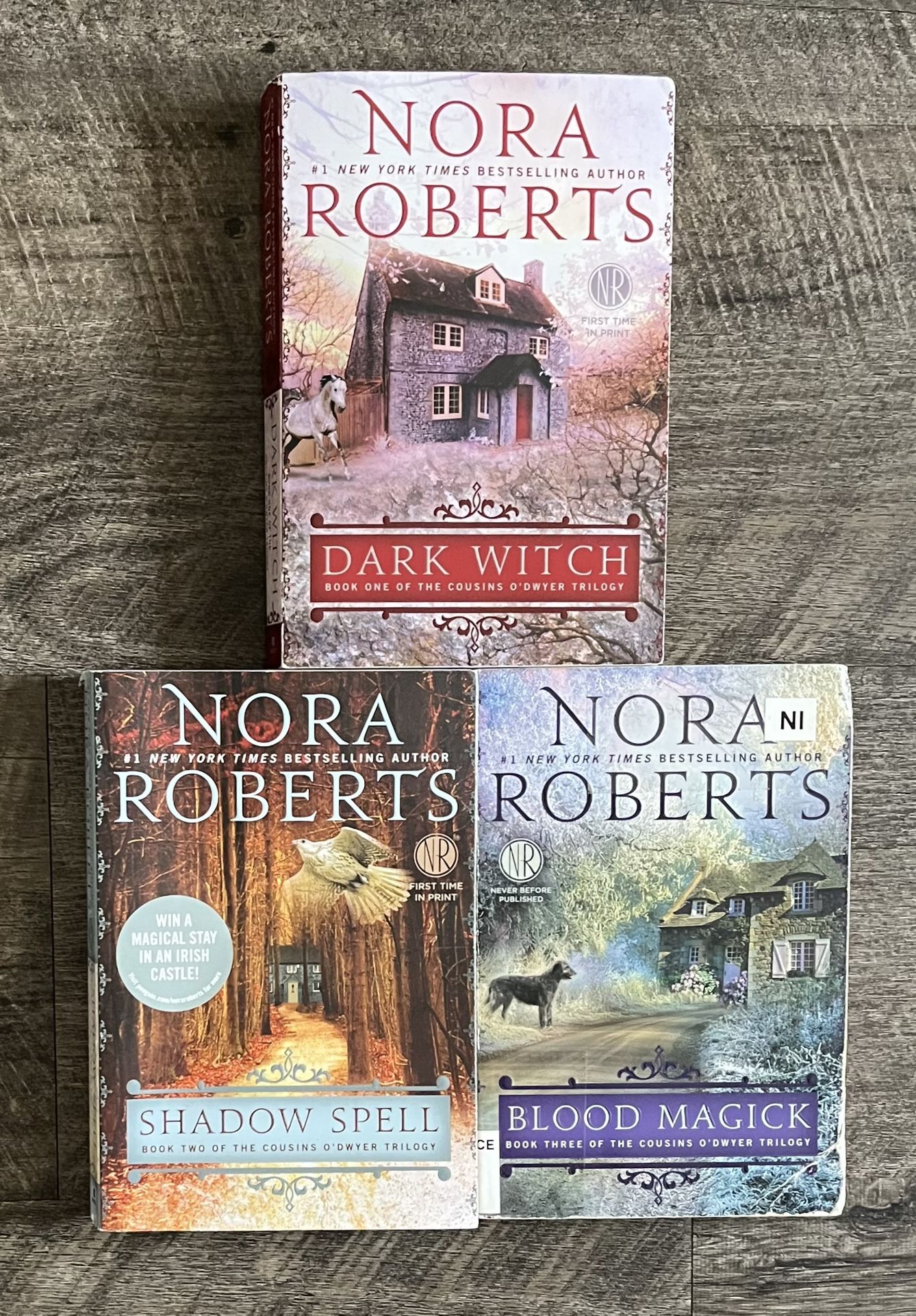 THE COUSINS O’DWYER, Complete Trilogy By Nora Roberts