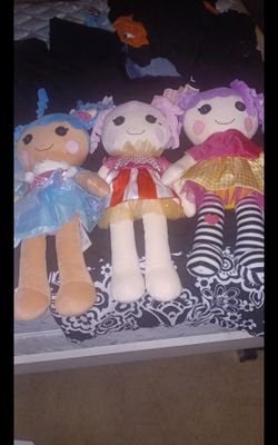 3 Lalaloospy large dolls
