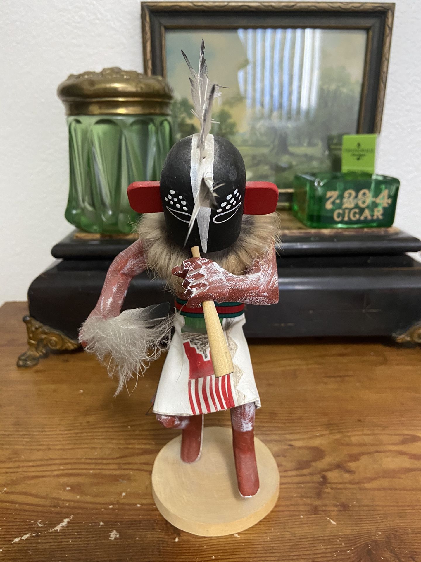 Vintage Signed Kachina Doll