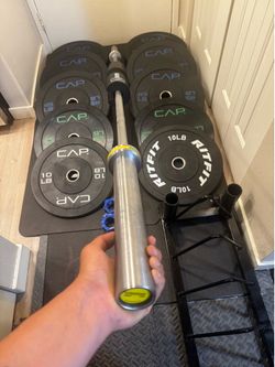 Olympic Bumper plates Complete home, Gym 🏋🏻‍♀️