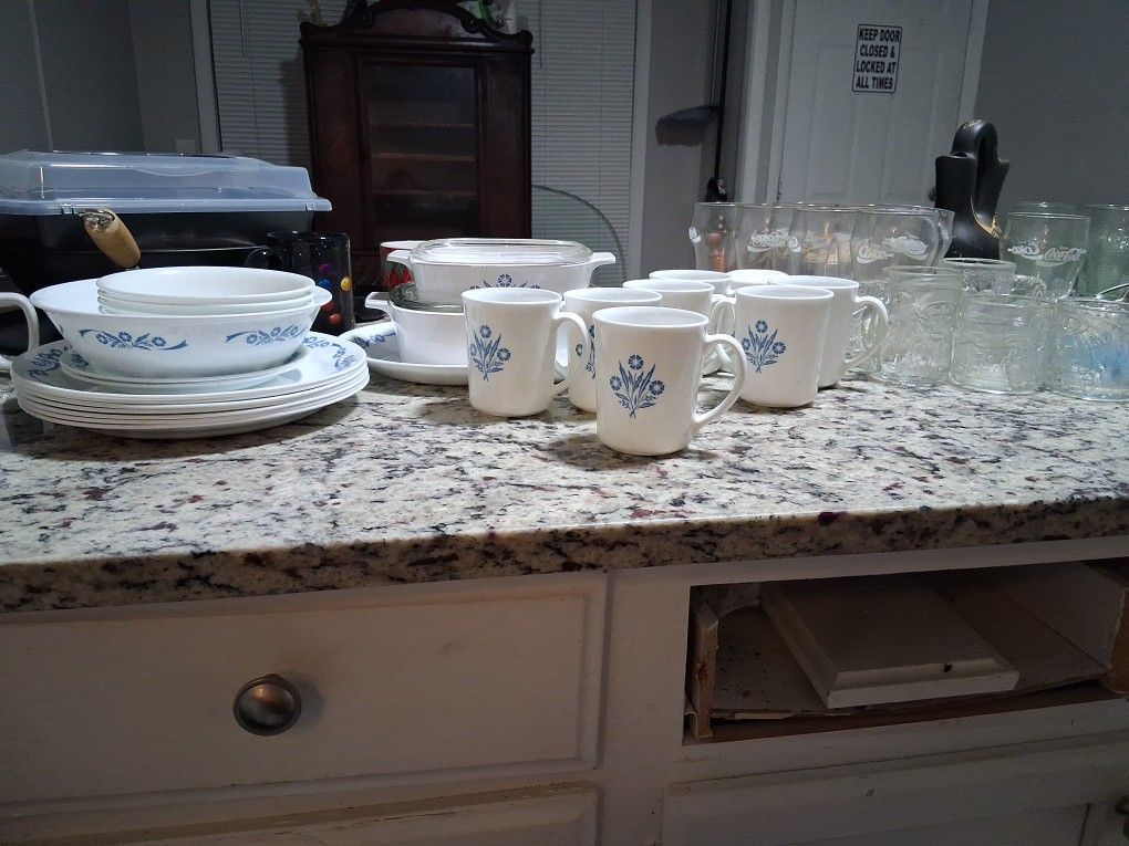 Antique Flower China Set