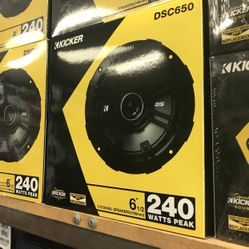 Kicker 6.5 Car Audio Speakers On Sale For 69.99 