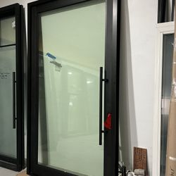 50-Pivote Glass Self Closing Doors 57”x101”first One