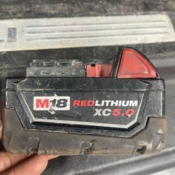 M18 RED LITHIUM  XC5.0